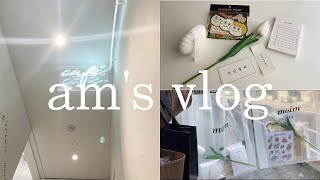 韓国雑貨.moim popupstore🐰.カフェ巡り.大学生の春休み.【vlog】