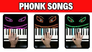 Play these 6 PHONK songs on PIANO and surprise everyone!(Including yourself!)