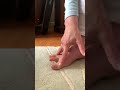 Small toes - passive range hold for toe extension