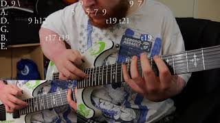 Pt. 1 Icronic - Polyphia (Slow-Mo Playthrough) w/ Tabs