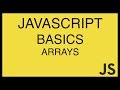 JavaScript Basics Tutorial 8 - Array