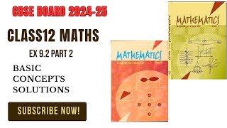 class 12 maths  ex 9.2 part2 ||differential equation|| cbse  and ncrt