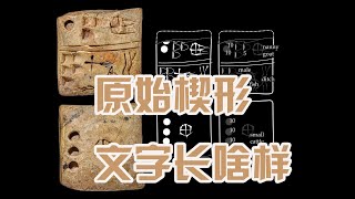 原始楔形文字长啥样？释读一种人类最早期的文字之一：原始楔形文字 proto cuneiform