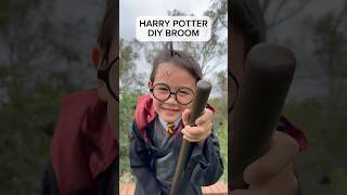 Harry Potter DIY Broom for Halloween Costume