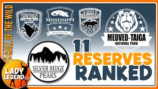 All 11 Reserves Ranked from WORST to BEST in The Hunter Call of the Wild!