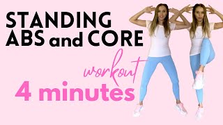 STANDING ABS WORKOUT - CORE WORKOUT -  EASY TO FOLLOW AT HOME ABS WORKOUT LUCY WYNDHAM READ