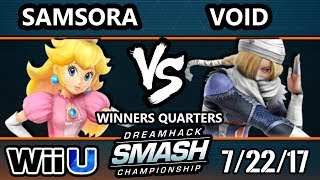 DHATL17 Smash 4 - Samsora (Peach) Vs. CLG | Void (Sheik) - Winners Quarters - Smash Wii U