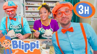 Create \u0026 Design NEW Pottery |  Blippi and Meekah Best Friend Adventures | Educational Videos