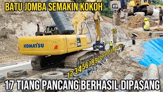 SEVENTEEN PILES WERE SUCCESSFULLY INSTALLED IN JOMBA ROCK