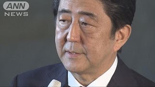 安倍総理　新国立競技場の計画見直しを表明(15/07/18)