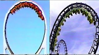 News Stories of Laser Loop Closing and Steel Phantom Opening at Kennywood  1990 - 1992