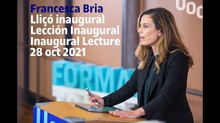 Lliçó Inaugural / Lección Inaugural / Inaugural lecture with Francesca Bria 📅28/10/2021 I UOC