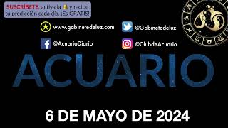 Horóscopo Diario - Acuario - 6 de Mayo de 2024.
