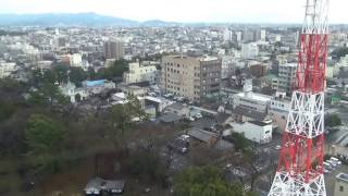 Toyohashi-shi view  From  city office view lobby, Aichi.　愛知県豊橋市役所展望ロビーから026