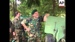 Bosnia - Moslem-Croat Troops Capture Arms Depot