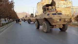 Taliban hold military parade with U.S.-made weapons in Kabul