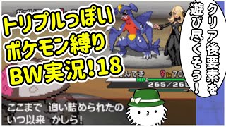 【ポケモンBW】トリプルっぽいポケモン縛りBW！part18 タイガとキュレムとシロナとナツミと