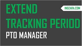 PTO Manager Excel Template - How to increase tracking period