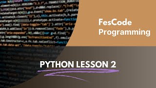Python Lesson 2 - Operators, String Manipulation and Formatting