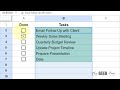 how to create a simple to do list in google sheets