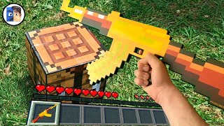 Minecraft in Real Life POV - Realistic Crafting Real Texture Pack
