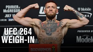 UFC 264: Poirier vs McGregor 3 Weigh-in