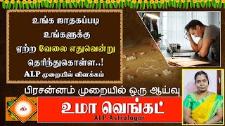 உங்க ஜாதகப்படி, உங்களுக்கு ஏற்ற வேலை எதுவென்று தெரிந்துகொள்ள..! #alpastrology #ALPoffice_95393-21150