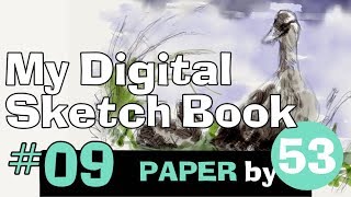 My Digital Sketchbook 009 - Paper by 53 - I have 500 Subscribers!!!