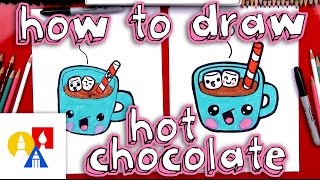 How To Draw Cartoon Hot Chocolate