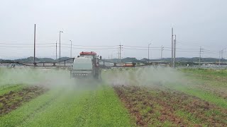 JINIL INDUSTRY 진일산업 붐스프레이 SPRAY 밭작물 기계화 마늘파종기 마늘수확기 선별기