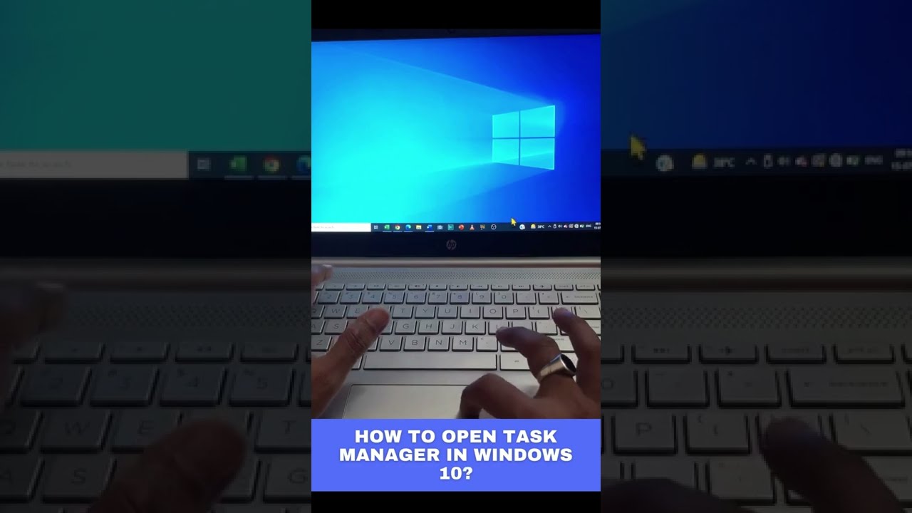 how to open task manager in windows 10?