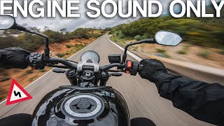 My first ride on the Triumph Trident 660 [RAW Onboard]