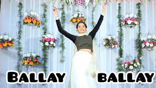 Ballay Ballay | Bin Roye | Wedding Dance Performance | Anushri Prakash