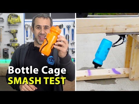 Which water bottle cage will survive the bottle smasher? Which water bottle cage will survive the bottle smasher?