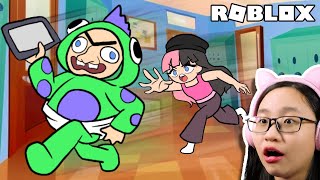 Roblox | Baby Billy Daycare Obby - This BRAT stole my IPAD!!!
