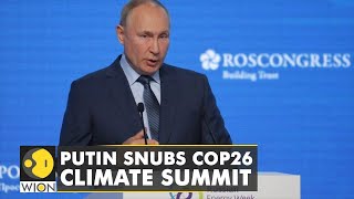 Russian President Vladimir Putin will not attend COP26 climate summit | WION News
