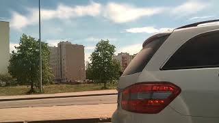 Driving to Tondiraba park (TIME-LAPSE)