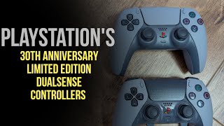 PlayStation's 30th anniversary Limited Edition DualSense/edge controllers