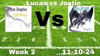 Week 2 Lucas Vs Justin (Crazy Video)