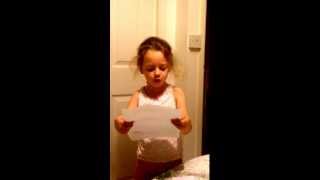Lily gets her 1st letter and present from the toothfairy !!