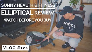 Sunny Health & Fitness Elliptical Review - WATCH BEFORE YOU BUY