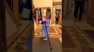 AMAZING CUTE GIRL JILANA PRETENDING HAVING BACK ACHE #short #cute #toddler #cutebaby