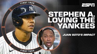 I'M LOVING THIS! 🤩 - Juan Soto is getting Stephen A. HYPED about the Yankees 👏 |