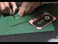 カセットテープのリールハブ爪折れやテープ切れを修理して復活します。how to repair to restore compact cassette tapes.