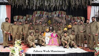 Sikh Wedding Highlights || Major Zaheen Pratap Singh Weds Mansimran Brar || Kumar Photography