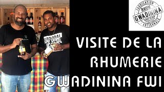 Minie Visite du Domaine de Letaye, Rhum Gwadinina FWI au Moule (Guadeloupe).