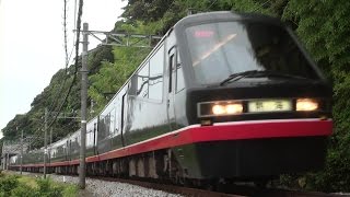 伊豆急2100系R-4編成（黒船電車） 普通熱海ゆき 今井浜海岸～伊豆稲取