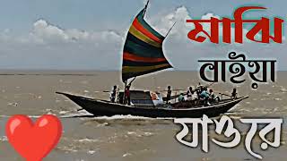 বিদ্যা শিক্ষা না করিতে আগে করছ বিয়া I Maji Baia Jaure  I মাঝি বাইয়া যাওরে