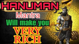 The Most Powerful Hanuman Mantra To Remove Negative Energy | Mantra for Getting More Money & wealth