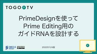 Using PrimeDesign to design guided RNA for PrimeEditing